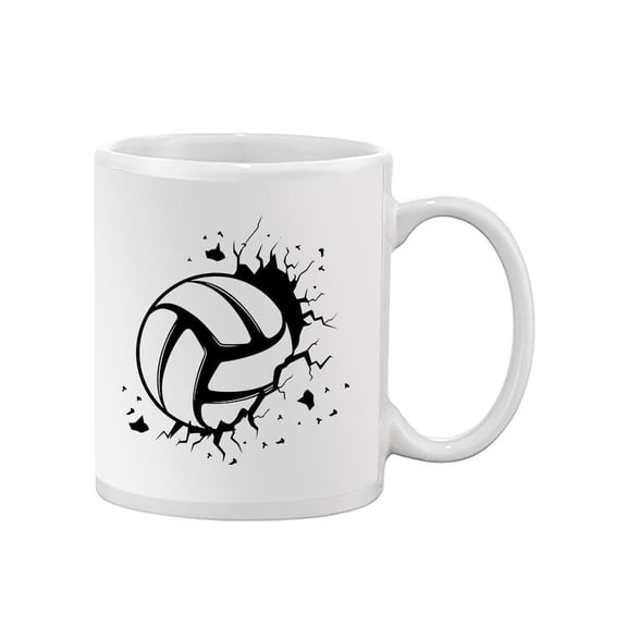 Volley Ball Snaping The Wall Mug Unisex's -Image by Shutterstock