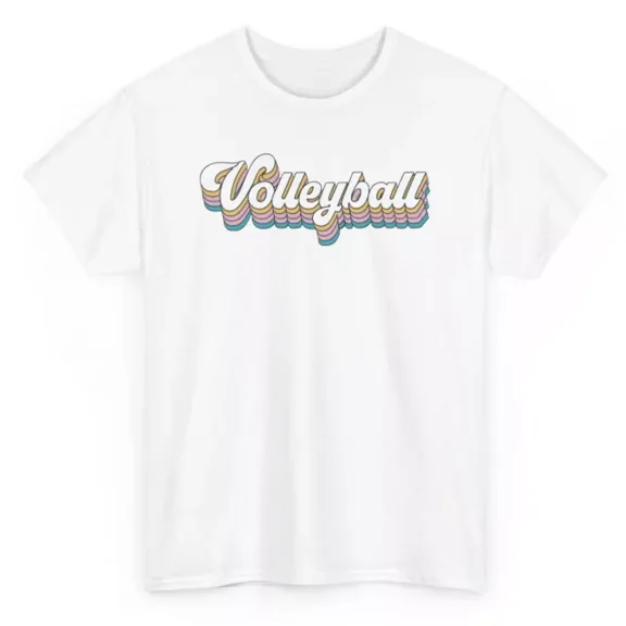 Volleyball Aesthetic T-Shirt - Retro Sports Graphic Tee Unisex S-5XL Hot Trending Shirt, Vintage Birthday Gift