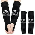 thumbnail image 1 of Volleyball Arm Pads, Volleyball Elbow Pads, 12 In Sponge Foam, Arm Pads For Volleyball, Impact Cushioning, Court Training, Black, 1 Set, 1 of 8