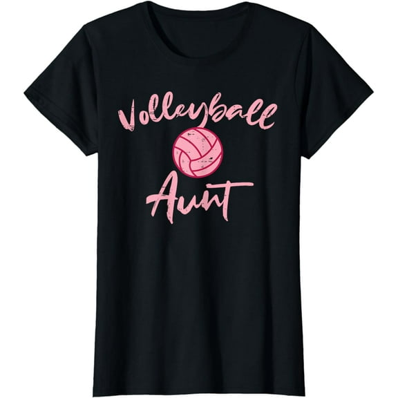 Volleyball Aunt Cute Mothers Day Sports Aunty Auntie Women T-Shirt