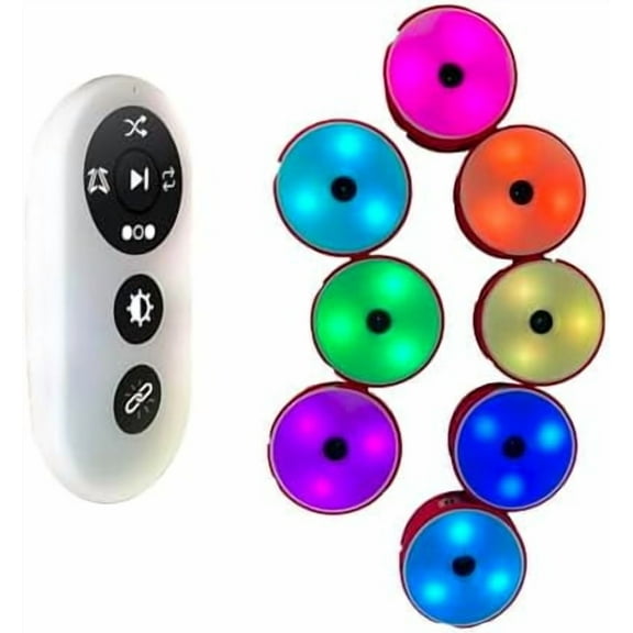 Volleyball Basketball Football Reaction Training Light Sports Speed and Agility Training Equipment, Remote Control Light (8)