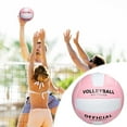 thumbnail image 1 of Volleyball, Beach Volleyball, Super Soft Volleyball, Soft Volleyball for Indoor and Outdoor Beach, Durable Equipment, Volleyball Training, Gym 8.7In Diameter Pink, 1 of 9