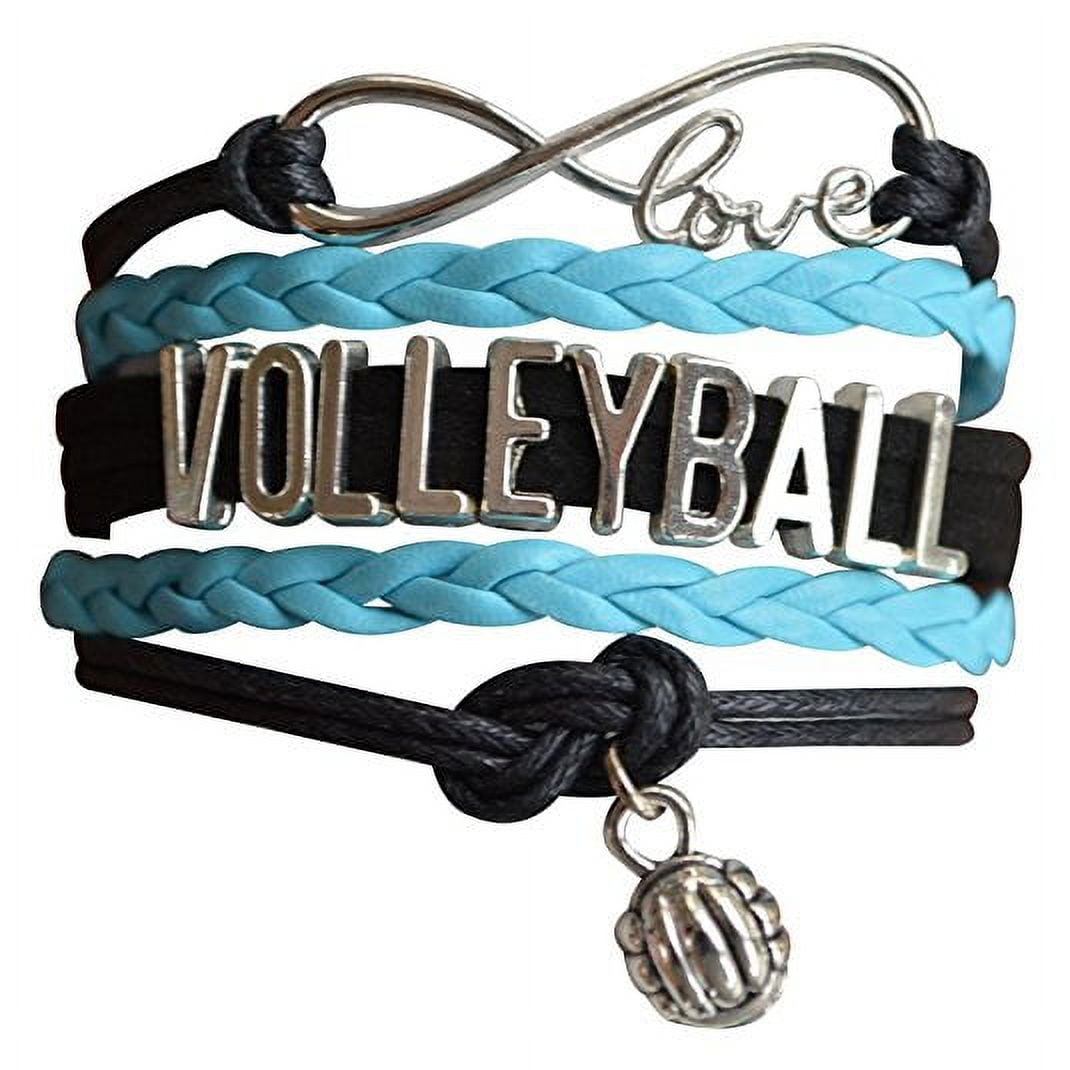 Volleyball Charm Bracelet - I Love Volleyball Small