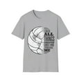 thumbnail image 1 of Volleyball Christ Bible Quote Men Women Kids Tshirt, 1 of 5