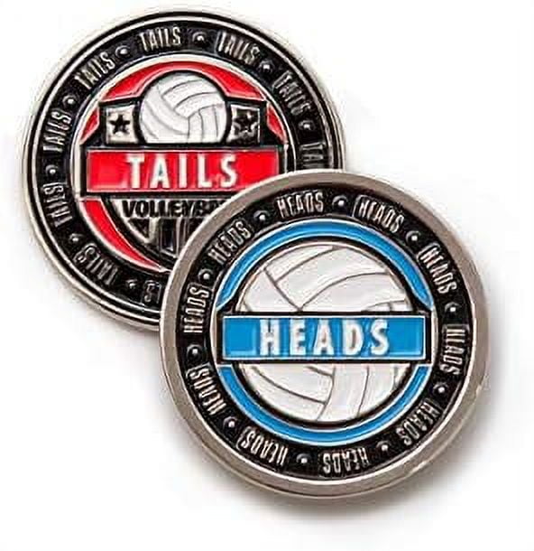Volleyball Coin - Heads and Tails Coin for Coin Toss - Volleyball ...