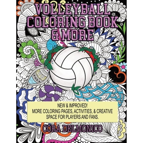 Volleyball Coloring Book & More: Coloring Pages, Activities, & Creative Space for Players & Fans (Paperback)