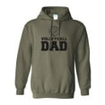 thumbnail image 1 of Volleyball Dad Adult Hooded Sweatshirt, 1 of 3