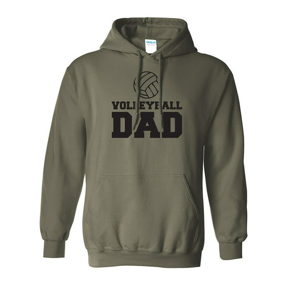 Volleyball Dad Adult Hooded Sweatshirt