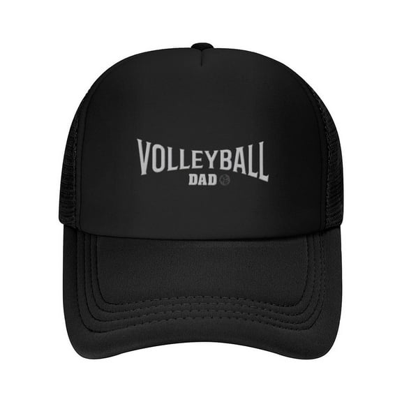 Volleyball Dad Print Summer Mesh Baseball Cap for Men,Made In USA,Adjustable Breathable Caps Women Men's Hat Casual Trucker Hat