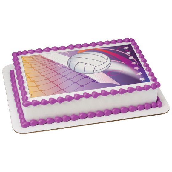 Volleyball Edible Icing Image