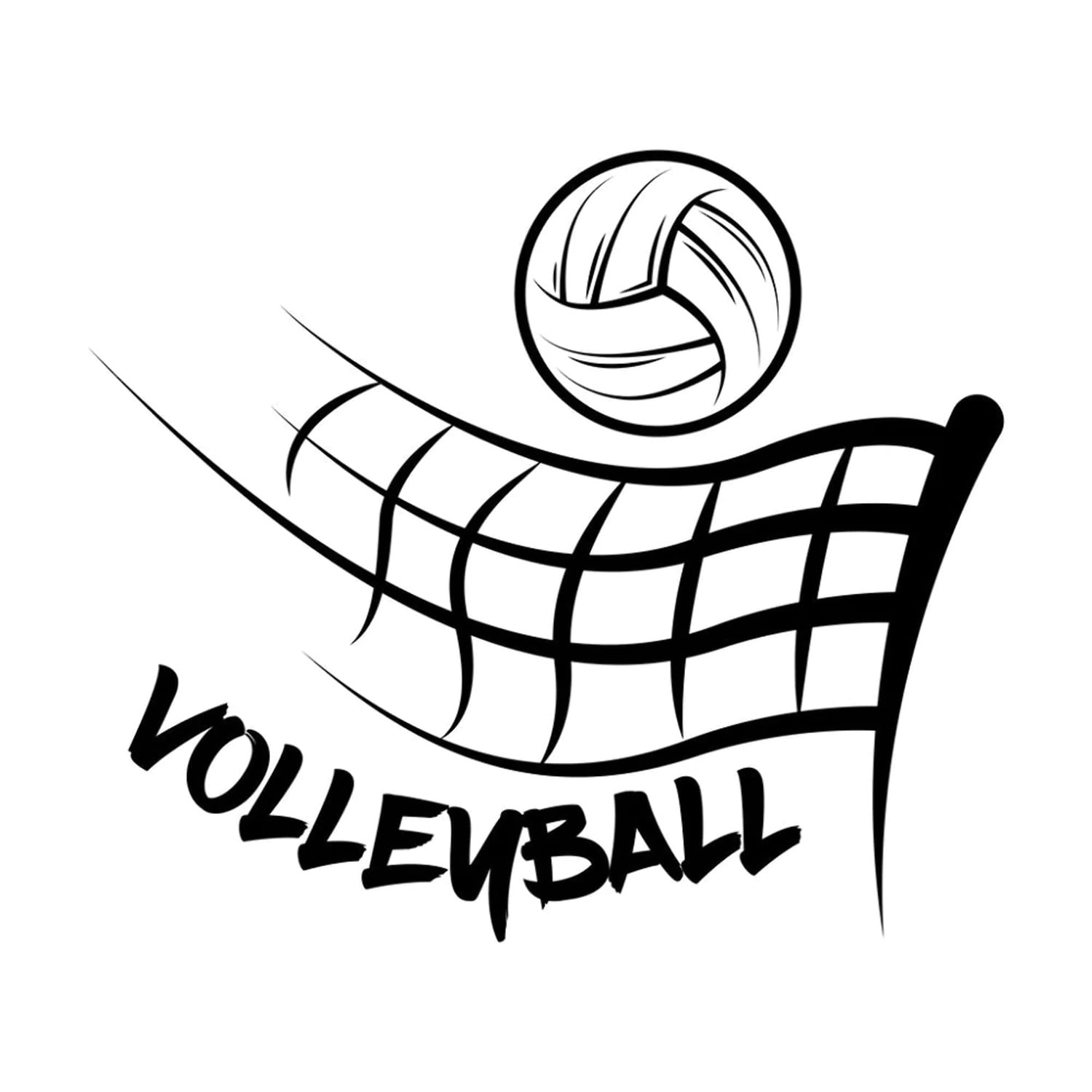 Volleyball Fabric Panel