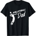 thumbnail image 1 of Volleyball Father Volleyball Dad T-Shirt mens t shirt，black，women，funny，misfits，men，journey，t-shirt, 1 of 4