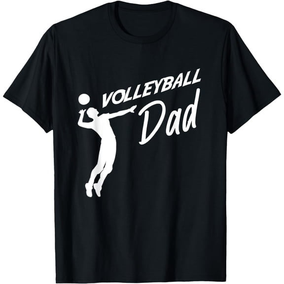 Volleyball Father Volleyball Dad T-Shirt mens t shirt，black，women，funny，misfits，men，journey，t-shirt