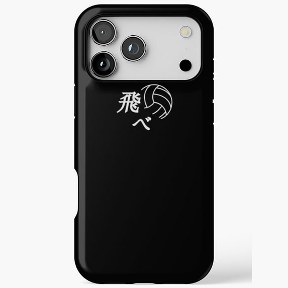 Volleyball Fly Haikyuu Anime Art iPhone Case 17 through 11 Pro Max up to size 5XL