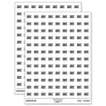 thumbnail image 1 of Volleyball Fun Text 200+ Round Stickers - White - Matte Finish - 0.50" Size, 1 of 3