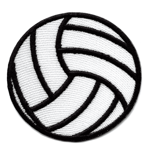 Volleyball Game Hobby Patch Team Spirit Sports Embroidered Iron On
