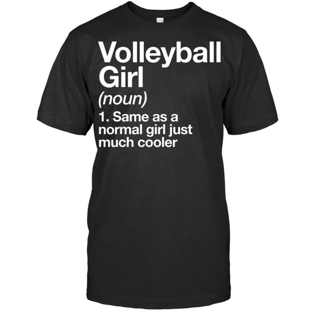 Volleyball Girl Definition Sassy Sports Volleyball T Shirt