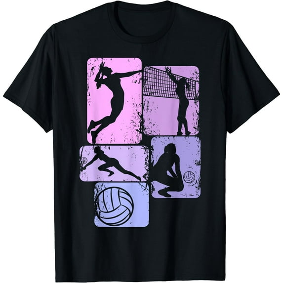 Volleyball Girl Women Youth Girls Player T-Shirt