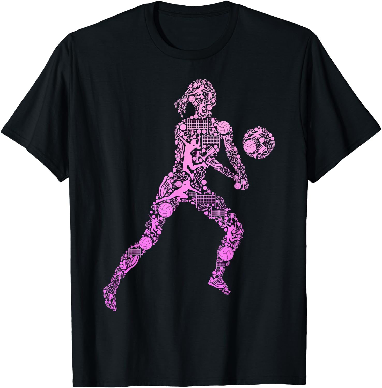 Volleyball Girl Women Youth Player TShirt
