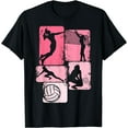 thumbnail image 1 of Volleyball Girls Women Youth Girl Player T-Shirt Black 3X-Large, 1 of 4