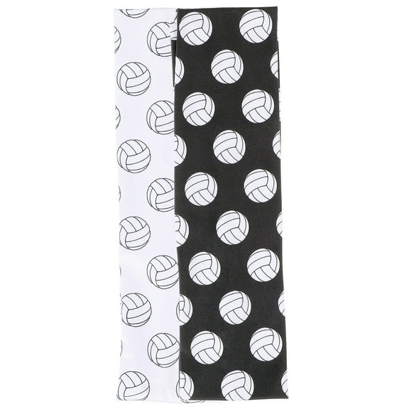 2 Pcs Volleyball Headbands for Men and Women, Breathable Silk Sports Hair Accessories, Sweat Absorbing Baseball Headband
