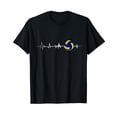 thumbnail image 1 of Volleyball Heartbeat Shirt Sports Lover Tee, 1 of 5