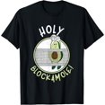 thumbnail image 1 of Volleyball Holy Blockamole Block Training Avocado Lover T-Shirt Black X-Large, 1 of 4