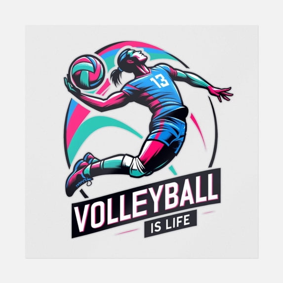 Volleyball Is Life Transfer