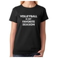 thumbnail image 1 of Volleyball Is My Favorite Season Shirt Gift for Volleyball Lovers Women T-Shirt Large Black, 1 of 1