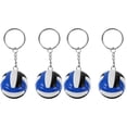 thumbnail image 1 of 4 Pcs Volleyball and Basketball Keychains Multi-Function Small Bag Pendant Sports Backpack Keyring Gifts for Fans, 1 of 6