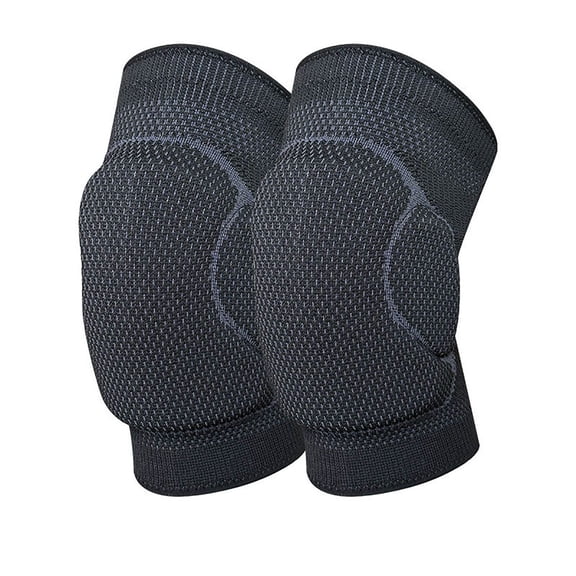 Volleyball Knee Pads Protective Gear High Performance Sports Support Sleeves for Injury Prevention Joint, 40-45 cm, Black