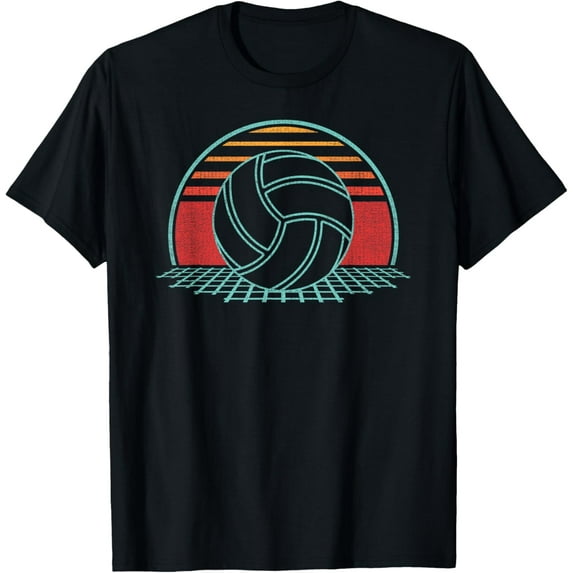 Volleyball Lover Retro Vintage 80s Style Player T-Shirt