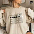 thumbnail image 1 of Volleyball Lover Sweatshirt, Retro Volleyball Sweater, Volleyball Player, Crewneck Hoodie, Volleyball Gift, Stylish Crewneck Shirt SWEATSHIRT All Size S-5XL, 1 of 5