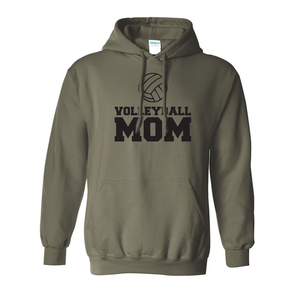 Volleyball Mom Adult Hooded Sweatshirt