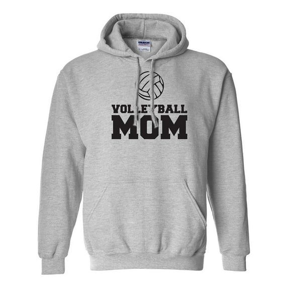 Volleyball Mom Adult Hooded Sweatshirt
