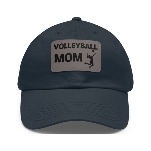 Volleyball Mom Hat Cap Strap Back Dad Hat With Patch High School College