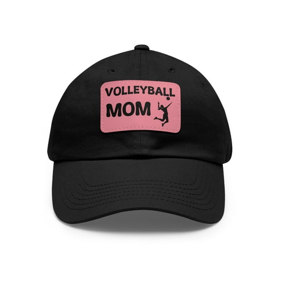 Volleyball Mom Hat Cap Strap Back Dad Hat With Patch High School College