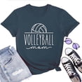 thumbnail image 1 of Volleyball Mom T-Shirt for Women – Funny Sports Graphic Tee, Proud Mom Game Day Athletic Top, 1 of 5