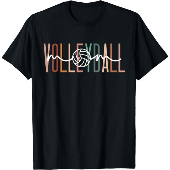 Volleyball Mom Volleyball Mama Cute Mom Life Volleyball T-Shirt
