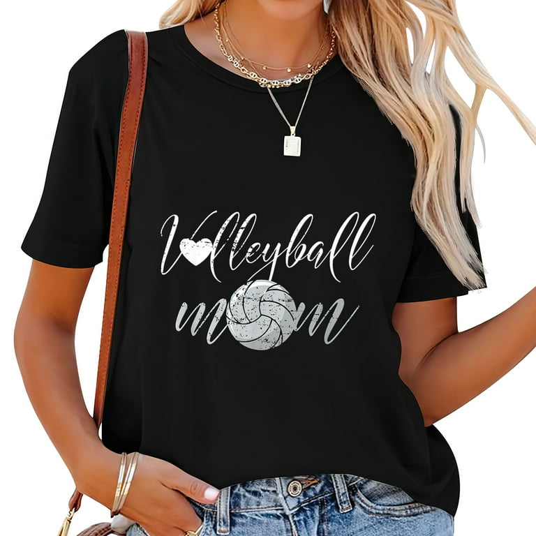 Womens Volleyball Mom Volleyball Mother T-Shirt Womens Volleyball Mom Volleyball Mother T-Shirt