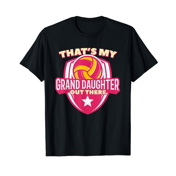 Volleyball Nana That’s My Grand Daughter Out There Grandma T-Shirt