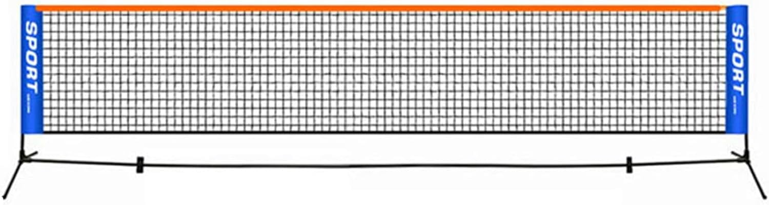 Volleyball Net Outdoor,Badminton Net,Easy Setup Nylon Sports Net Without Poles - for Indoor or Outdoor Court, Beach, Driveway