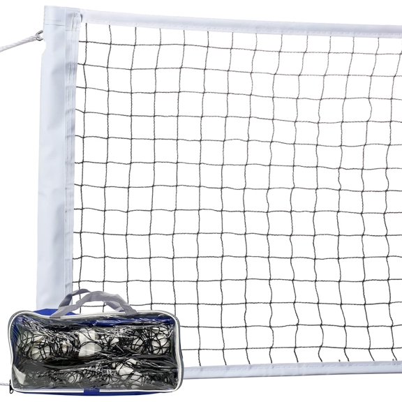 Volleyball Net Outdoor, Heavy Duty Volleyball Net for Backyard, 32 x 3 FT Professional Net with Reinforced Side Tapes for Ground Pool Sports, Portable Replacement Net for Beach (Poles Not Included)