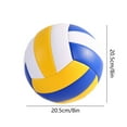 thumbnail image 1 of Volleyball, Official Size 5 Volleyballs- PU Leather Indoor Outdoor Soft Touch Recreational Volleyballs for Beach Play, Game,Gym,Training -Not Includes Ball Pump, 1 of 6