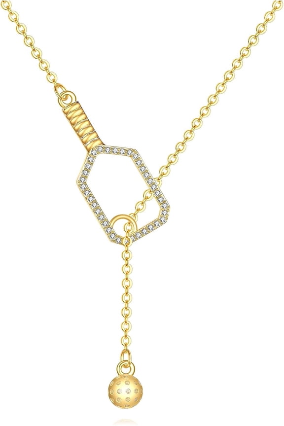 Volleyball/Pickleball/Tennis/Softball/Gymnastics/Cheer/Soccer Necklace Sterling Silver Sport/Gymnastics/Cheer Jewelry Gifts for Sport Gymnast Dancer Lover