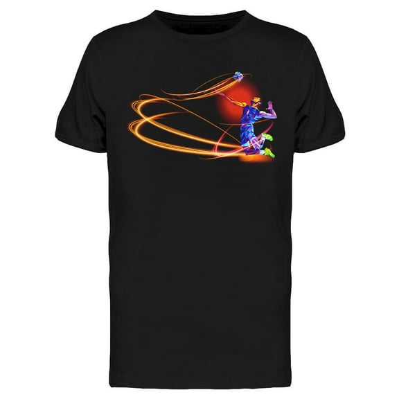 Volleyball Player And Lights T-Shirt Men -Image by Shutterstock, Male Small