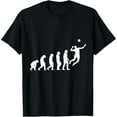 thumbnail image 1 of Volleyball Player Gift Athlete Evolution Volleyball T-Shirt, 1 of 3