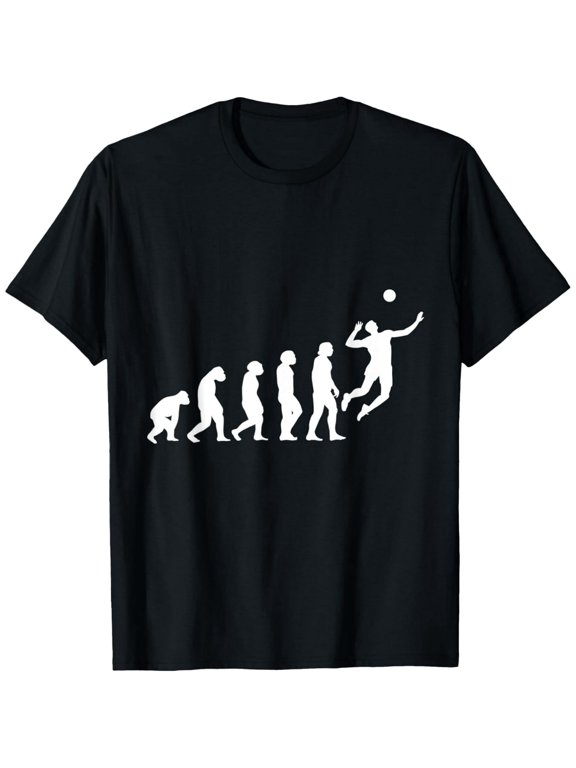 Volleyball Player Gift Athlete Evolution Volleyball T-Shirt