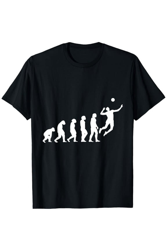 Volleyball Player Gift Athlete Evolution Volleyball T-Shirt