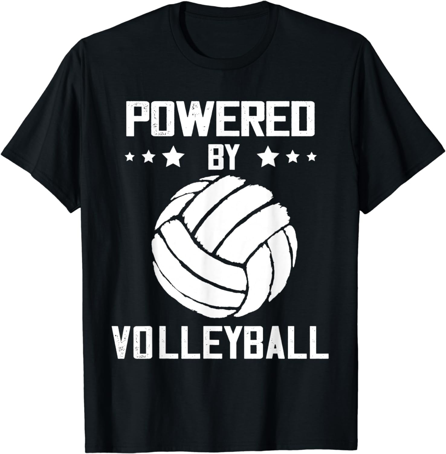 Volleyball Powered Volleyball Player Beach Volleyball TShirt